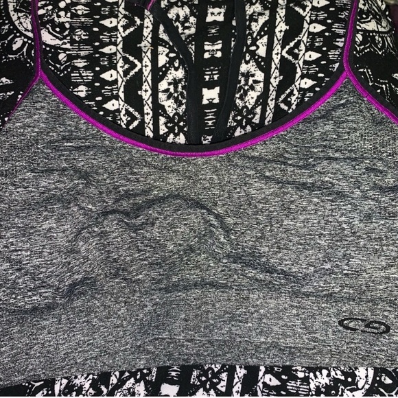 Champion Other - Champion gray & purple sports bra Champion Other - Champion gray & purple sports bra